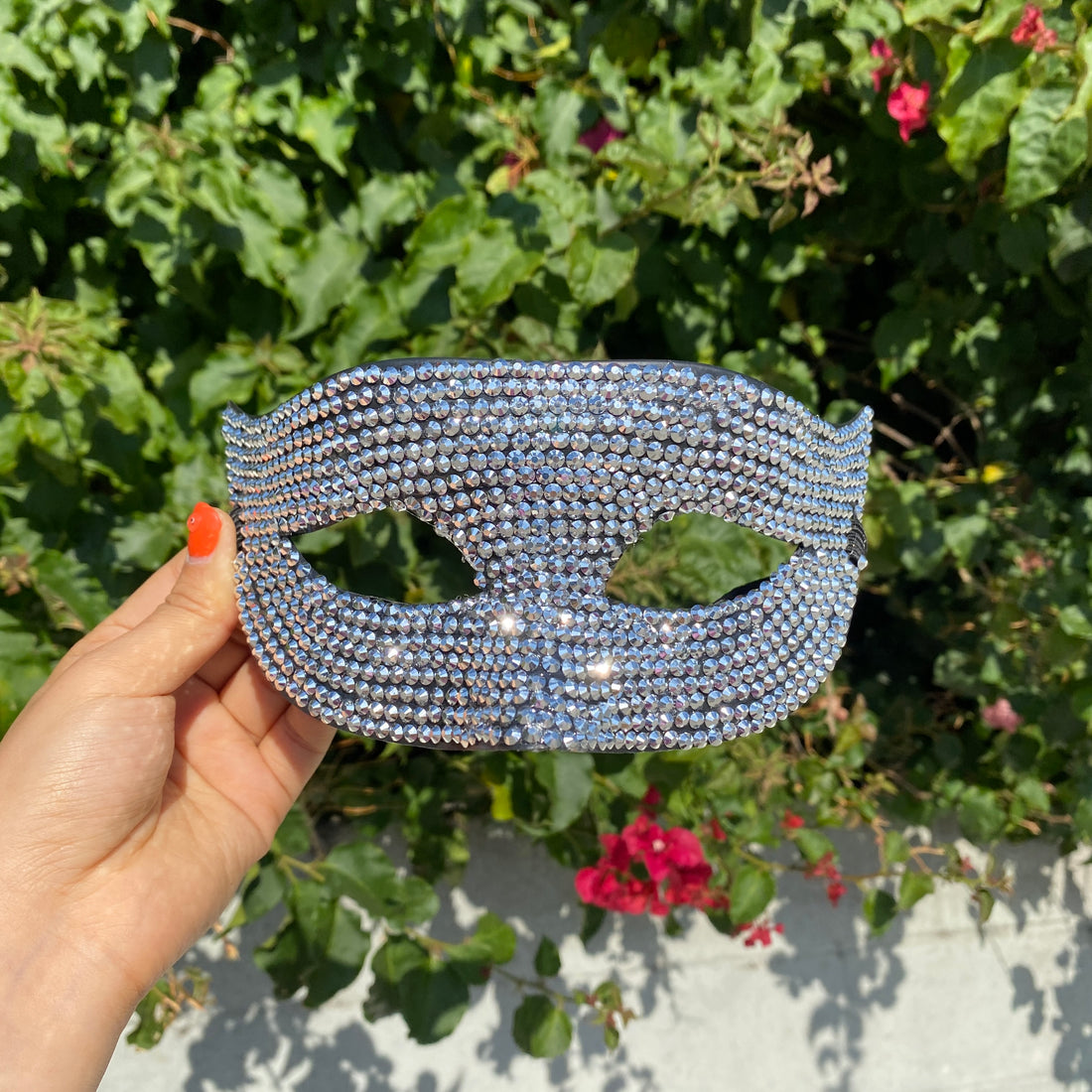 Rhinestone Masquerade Party Mask, Halloween Steampunk Party Masks