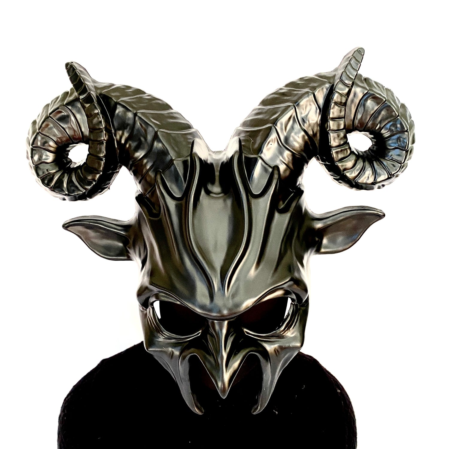 Krampus Ram Goat Masquerade Devil Horn Mask Demon Costume For Halloween