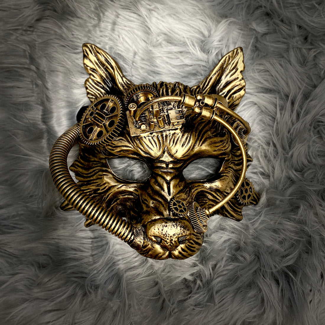 Steampunk Style Scary Devil Wolf Animal Masquerade Masks Halloween Costume Party Mask