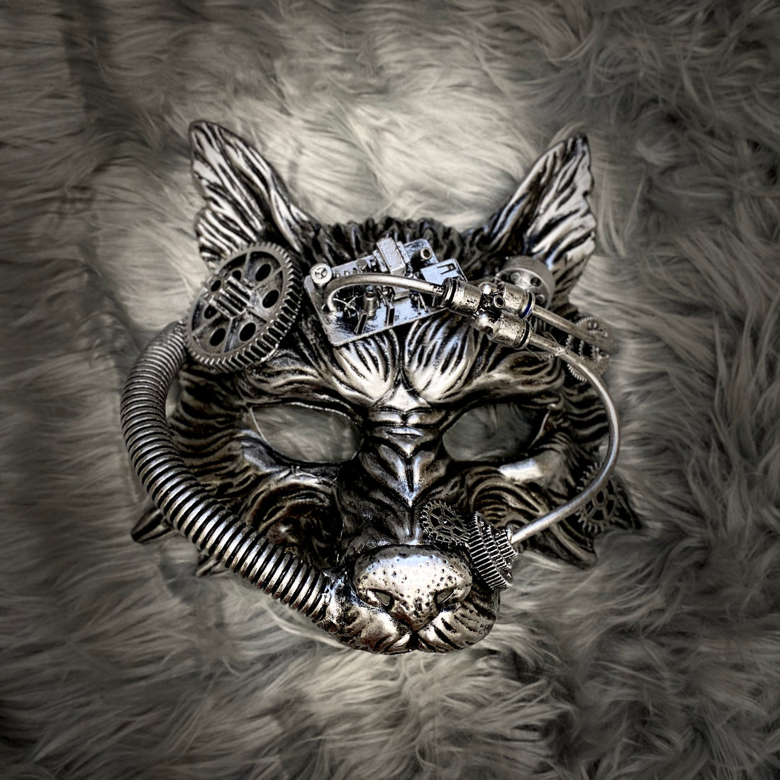 Steampunk Style Scary Devil Wolf Animal Masquerade Masks Halloween Costume Party Mask