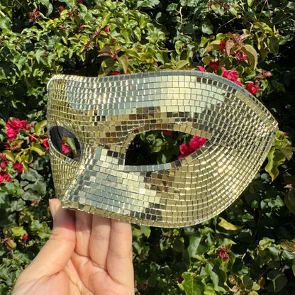 Rhinestone Masquerade Party Mask, Halloween Steampunk Party Masks