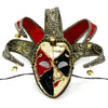 Full Mask Jester Joker Mask, Venetian Masquerade Carnival Mask for Ball Halloween Mardi Gras Cosplay Party