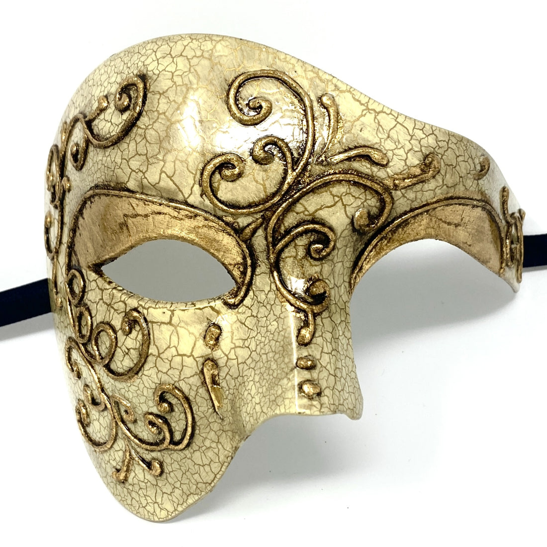 Half Face Men Phantom of The Opera Masquerade Party Mask for Halloween Mardi Gras Masks