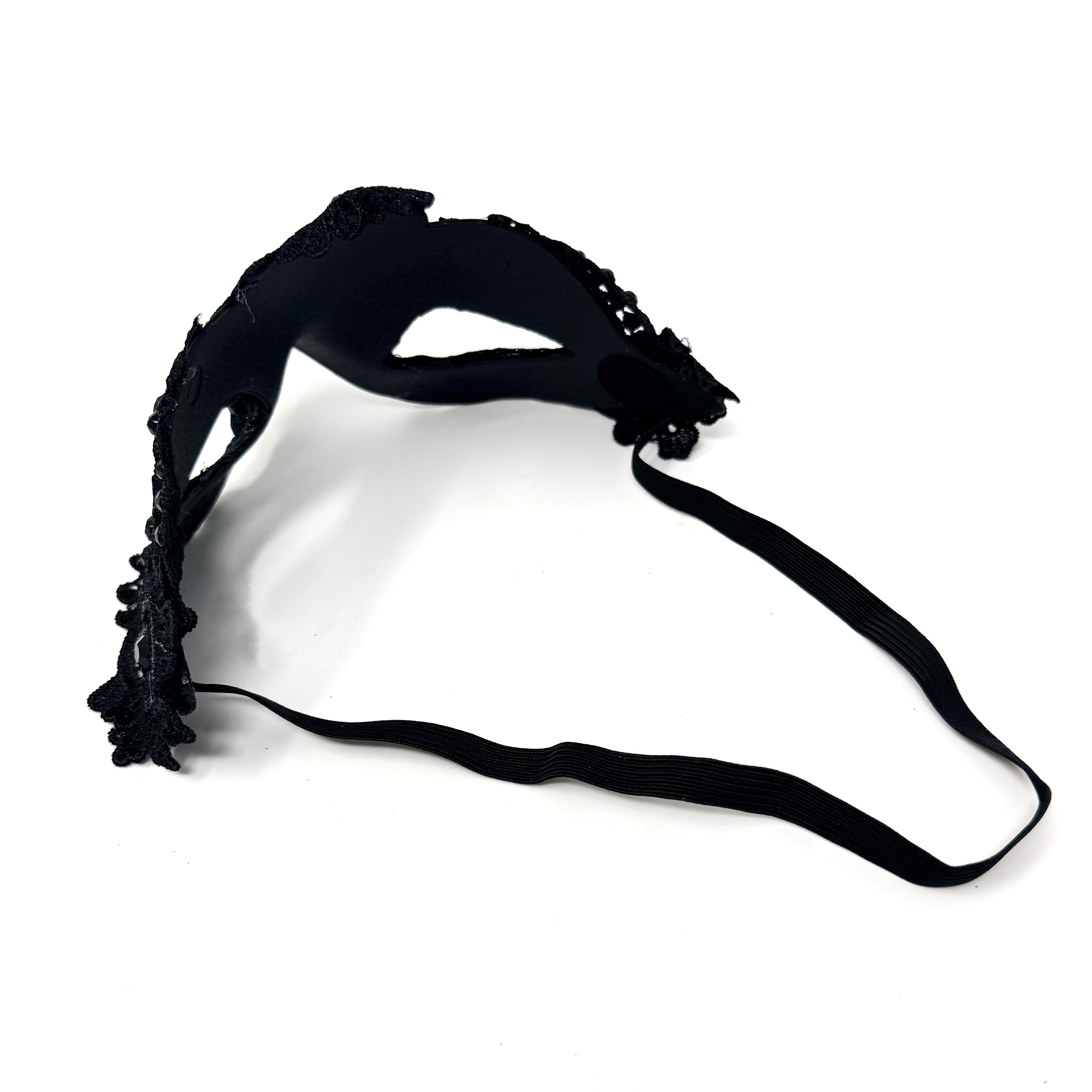 Black Women Lace Rhinestone Venetian Masquerade Party Mask Halloween Mardi Gras Cosplay Costume Masks