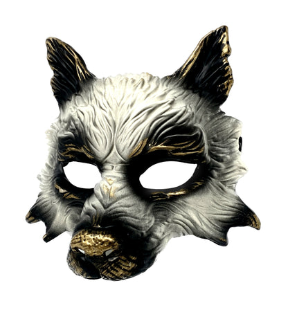 Wolf Mask Steampunk Style Scary Devil Wolf Animal Masquerade Halloween Christmas Costume Cosplay Party Mask