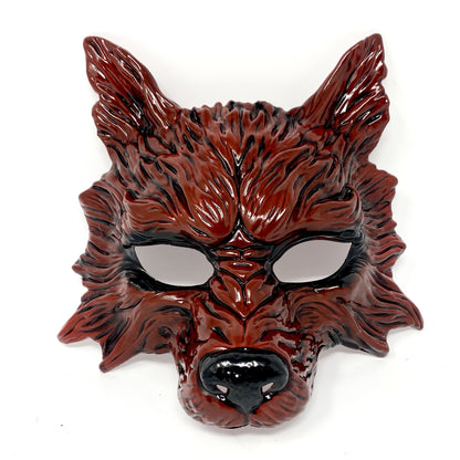 Wolf Mask Steampunk Style Scary Devil Wolf Animal Masquerade Halloween Christmas Costume Cosplay Party Mask