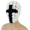 White Full Face Cover Mask Masquerade Mask For Halloween Cosplay Costume Party
