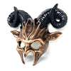 Krampus Ram Goat Masquerade Devil Horn Mask Demon Costume For Halloween