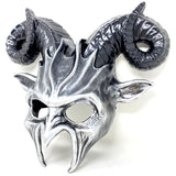 Krampus Ram Goat Masquerade Devil Horn Mask Demon Costume For Halloween