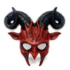 Krampus Ram Goat Masquerade Devil Horn Mask Demon Costume For Halloween