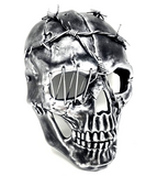 Silver Steampunk Skeleton Mask