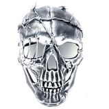 Silver Steampunk Skeleton Mask