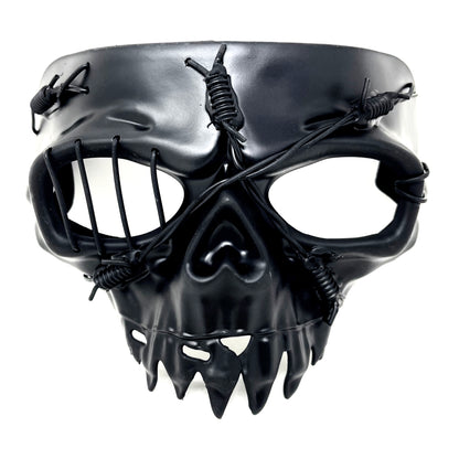 Halloween Skull Mask Scary Skeleton Costume Party Masks - Black