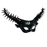 Couples Masquerade Masks, Men Women Devil Demon Goat Horn Costume Mask For Halloween Cosplay Party