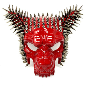 Steampunk Horror Devil Spike Masquerade Mask
