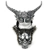 Couples Masquerade Masks, Men Women Devil Demon Goat Horn Costume Mask For Halloween Cosplay Party