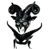 Couples Masquerade Masks, Men Women Devil Demon Goat Horn Costume Mask For Halloween Cosplay Party