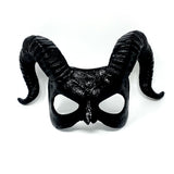 Couples Masquerade Masks, Men Women Devil Demon Goat Horn Costume Mask For Halloween Cosplay Party