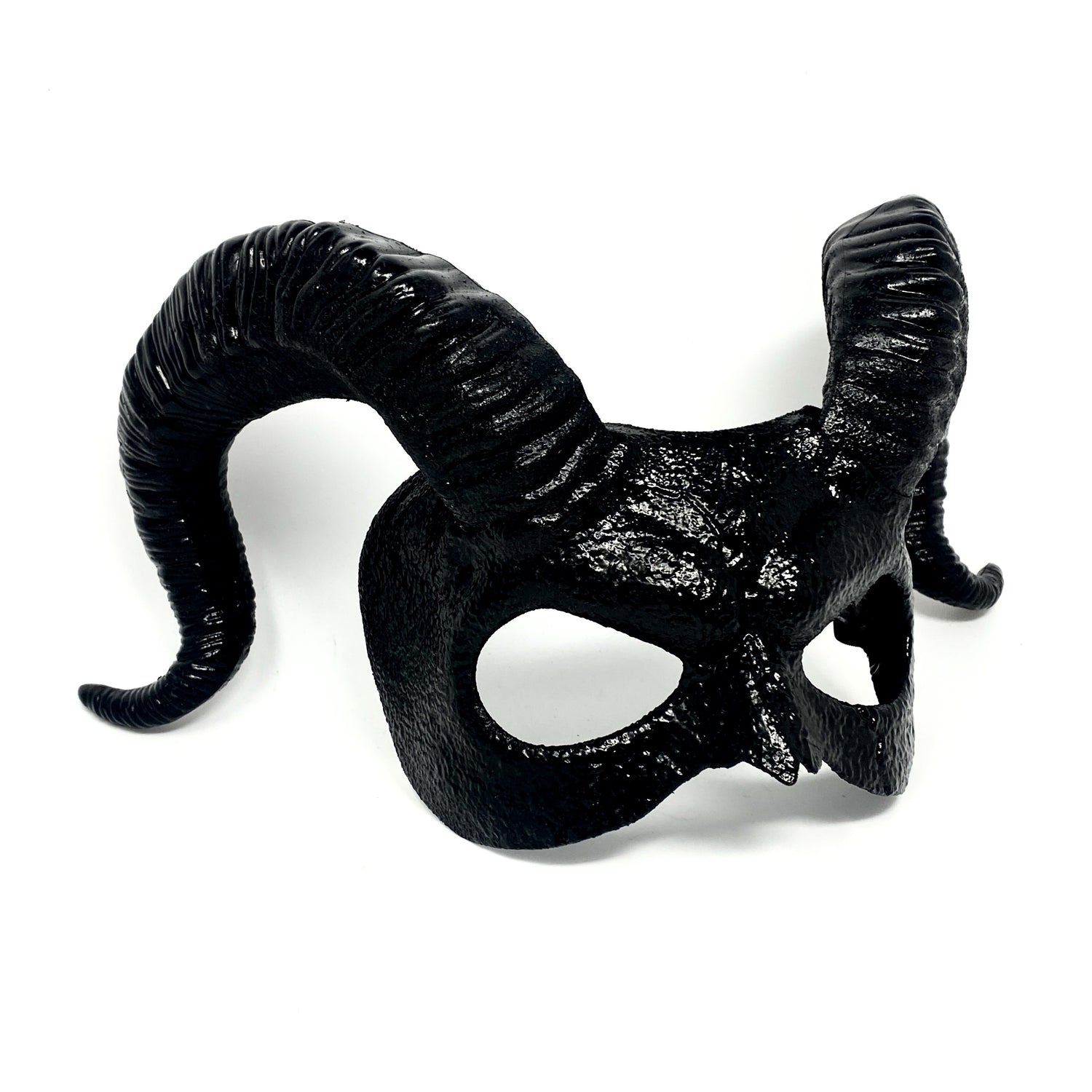 Couples Masquerade Masks, Men Women Devil Demon Goat Horn Costume Mask For Halloween Cosplay Party