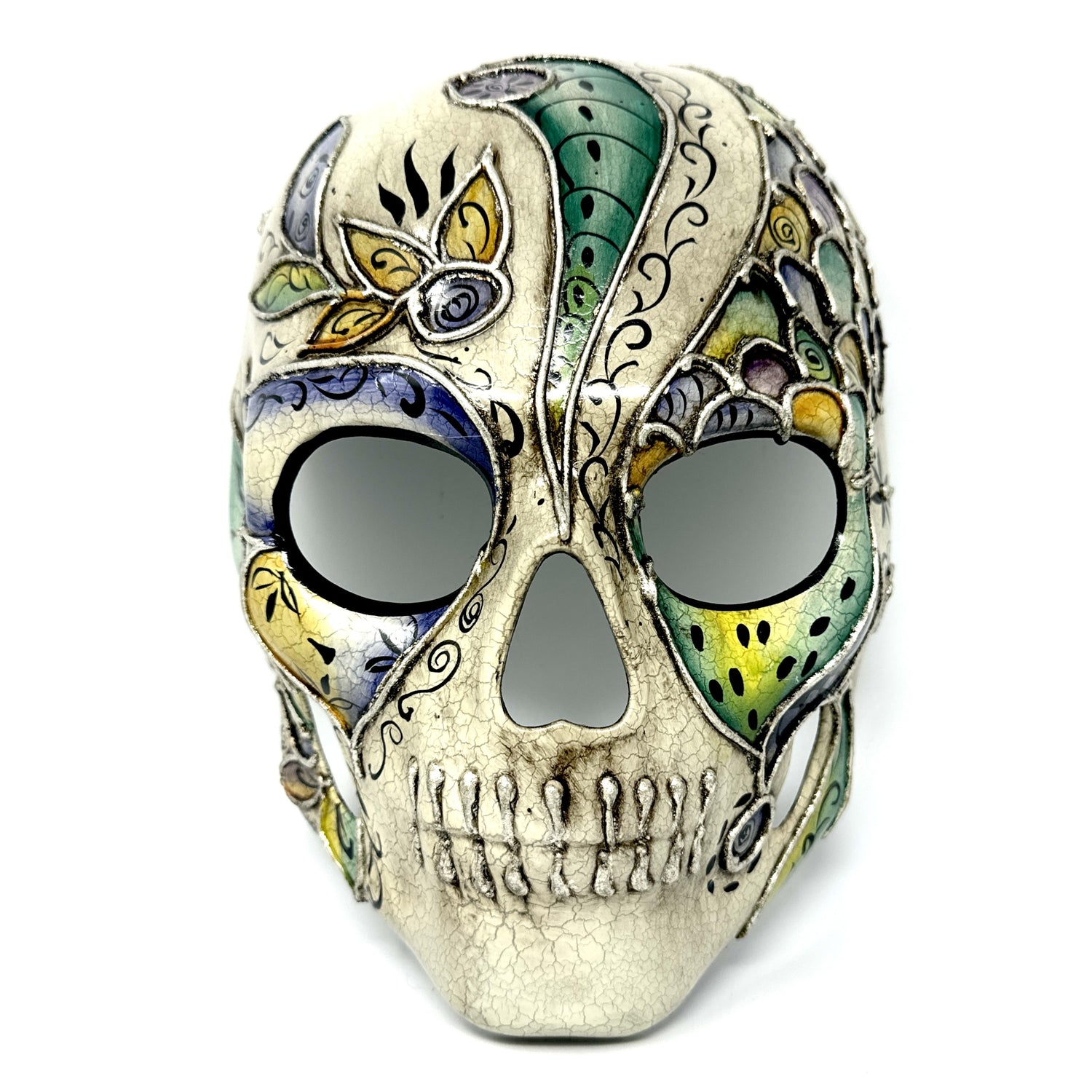 Halloween Skull Mask Scary Skeleton Costume Party Masks - Green