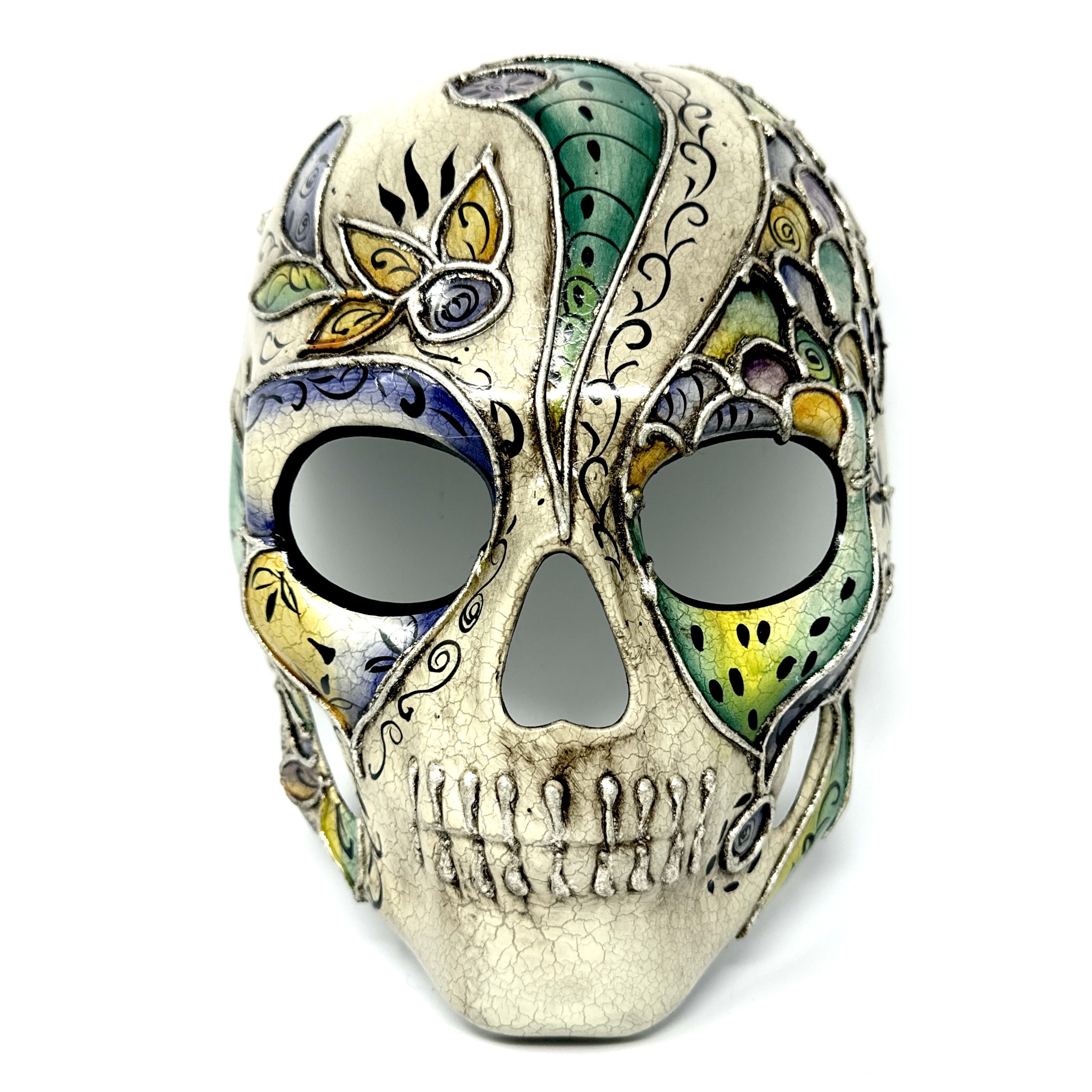 Halloween Skull Mask Scary Skeleton Costume Party Masks - Green