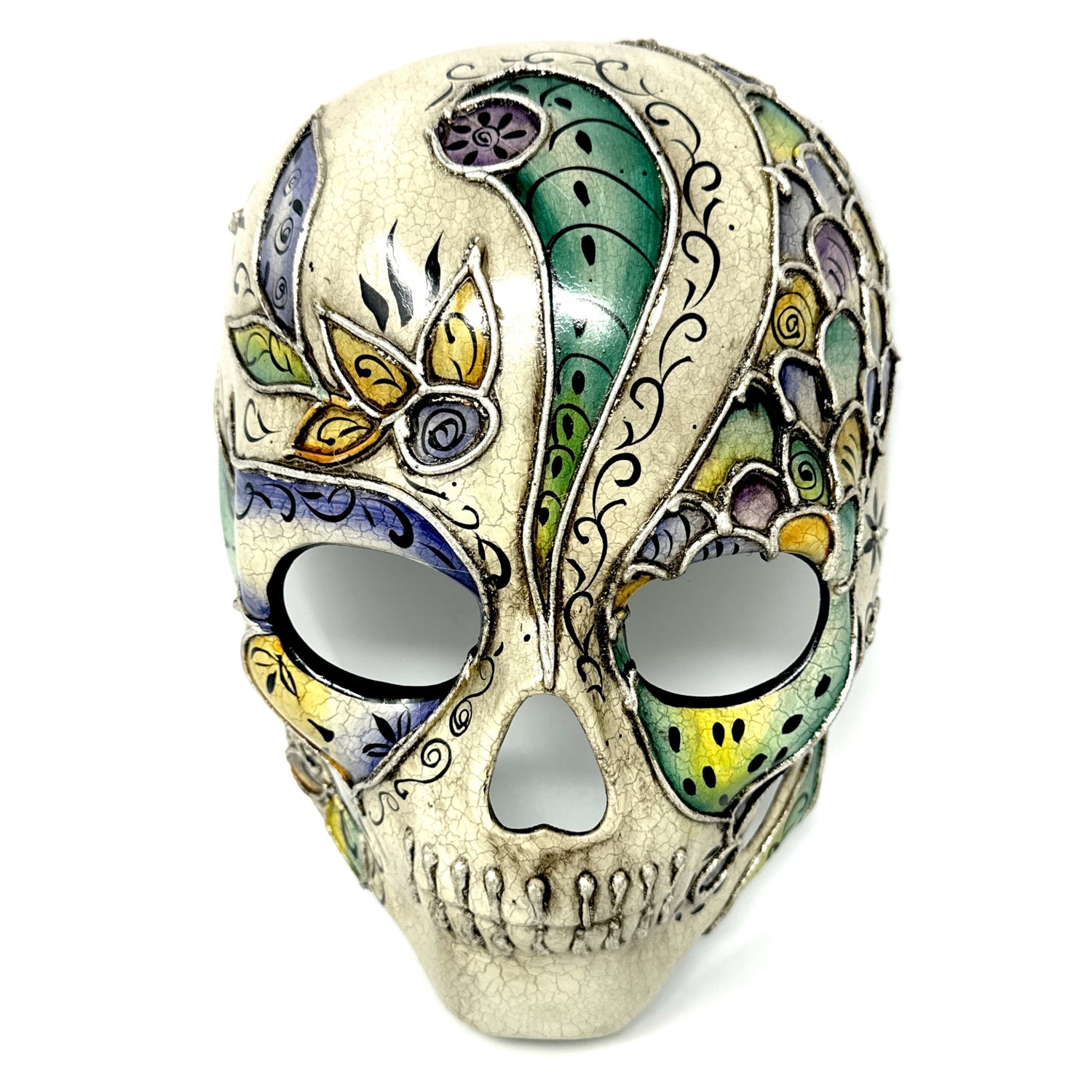 Halloween Skull Mask Scary Skeleton Costume Party Masks - Green