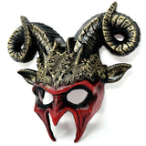 Krampus Ram Goat Masquerade Devil Horn Mask Demon Costume For Halloween