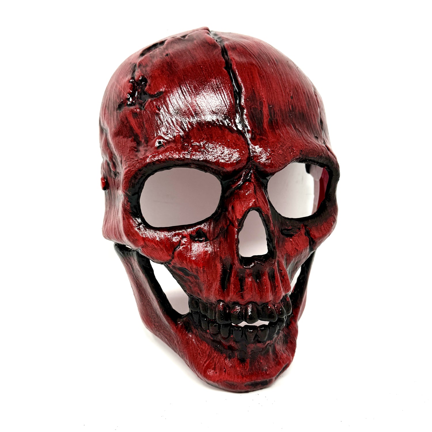 Halloween Skull Mask Scary Skeleton Costume Party Masks - Red