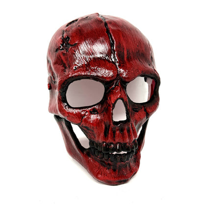 Halloween Skull Mask Scary Skeleton Costume Party Masks - Red