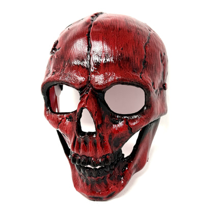 Halloween Skull Mask Scary Skeleton Costume Party Masks - Red