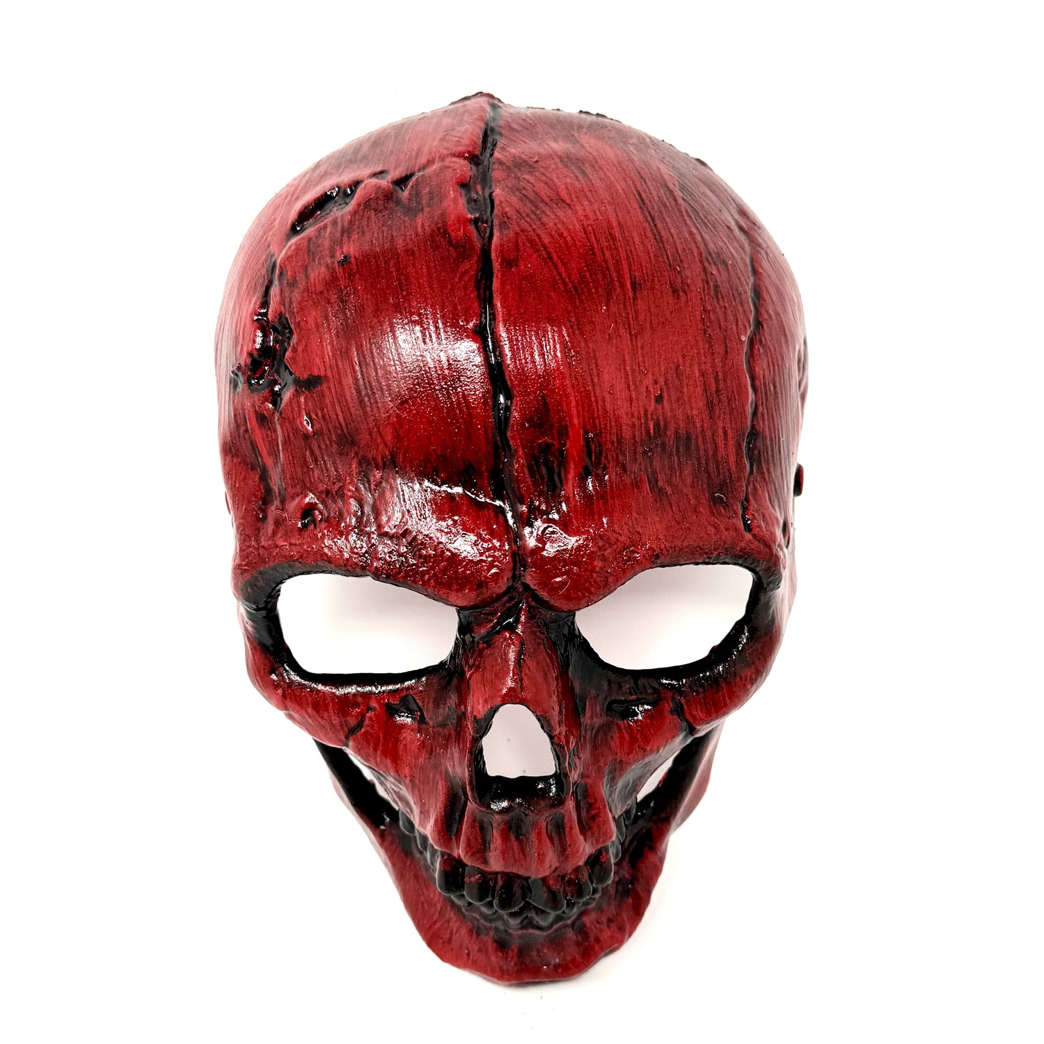 Halloween Skull Mask Scary Skeleton Costume Party Masks - Red