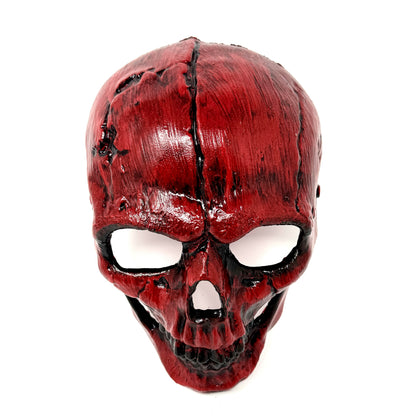 Halloween Skull Mask Scary Skeleton Costume Party Masks - Red