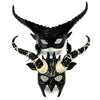 Couples Masquerade Masks, Men Women Devil Demon Goat Horn Costume Mask For Halloween Cosplay Party