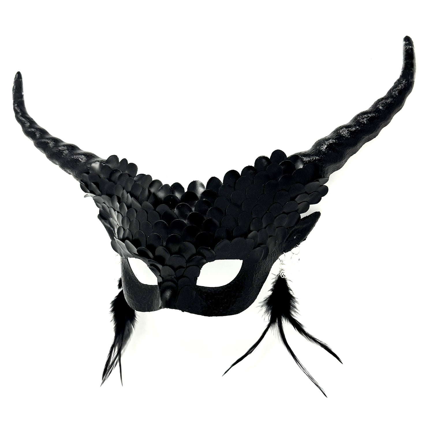 Couples Masquerade Masks, Men Women Devil Demon Goat Horn Costume Mask For Halloween Cosplay Party