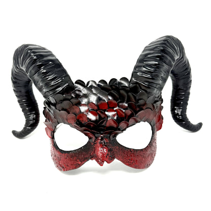Krampus Ram Goat Masquerade Devil Horn Mask Demon Costume Masks For Halloween