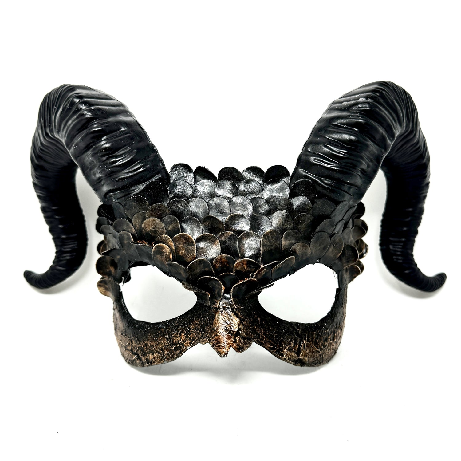 Krampus Ram Goat Masquerade Devil Horn Mask Demon Costume Masks For Halloween