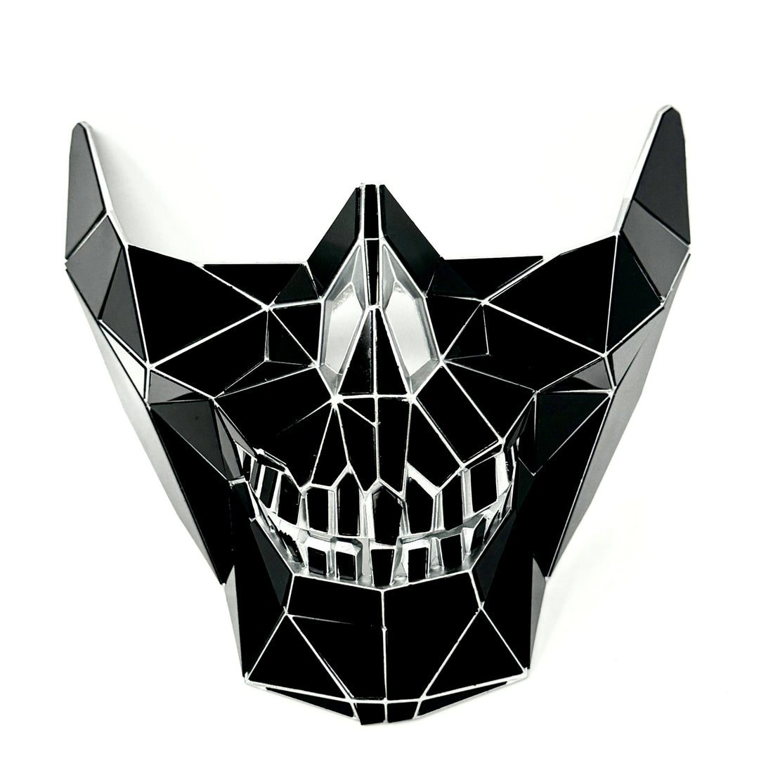 Polygon Mirror Rhinestone Masquerade Party Mask, Halloween Ball Party masks
