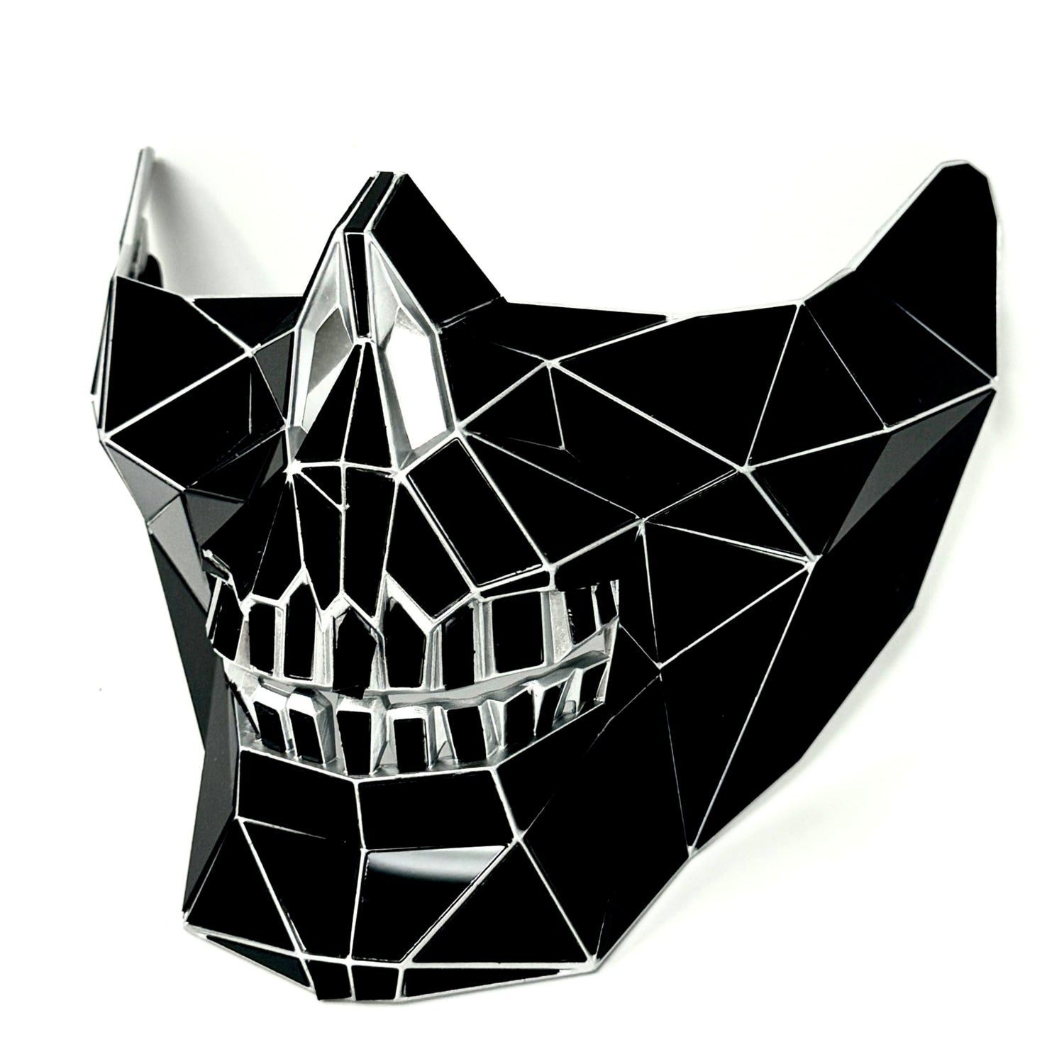 Polygon Mirror Rhinestone Masquerade Party Mask, Halloween Ball Party masks
