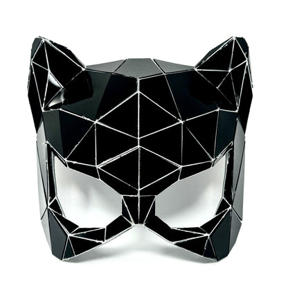 Polygon Mirror Rhinestone Masquerade Party Mask, Halloween Ball Party masks