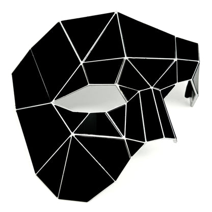 Polygon Mirror Rhinestone Masquerade Party Mask, Halloween Ball Party masks