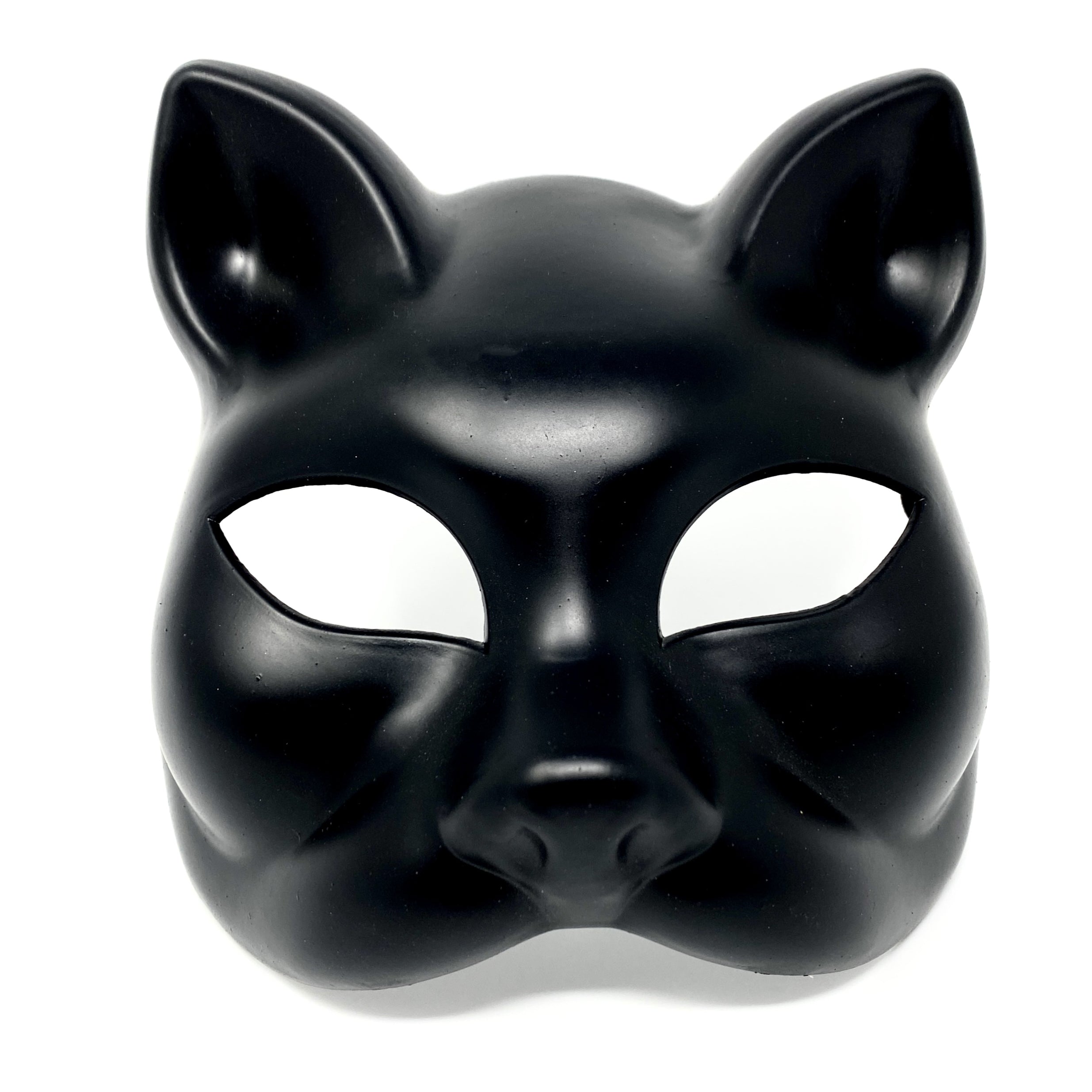 Cat Women Masquerade Party Ball Face Masks -Black