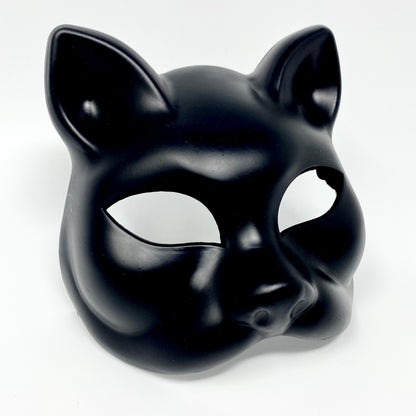 Cat Women Masquerade Party Ball Face Masks -Black