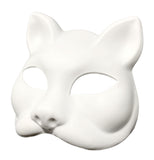 Women Masquerade Cat Face Mask For Halloween Party Mardi Gras