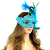Women Feather Masquerade Mask Costume Venetian mask For Mardi Gras Party, Halloween, Christmas