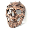 Steampunk Skull Mask, Metallic Scary Horror Skeleton Skull Mask for Halloween Costume Cosplay Party