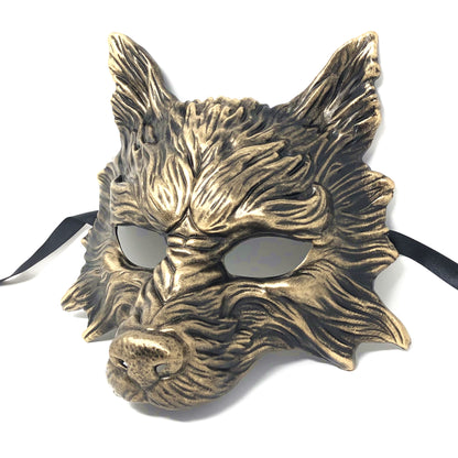 Wolf Mask Steampunk Style Scary Devil Wolf Animal Masquerade Halloween Christmas Costume Cosplay Party mask