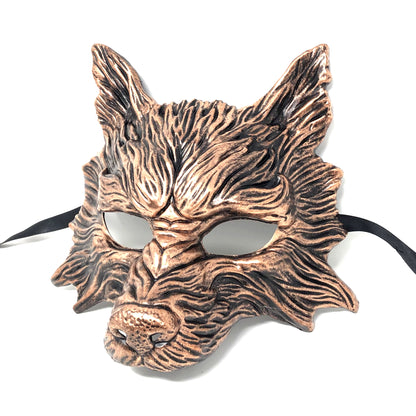 Wolf Mask Steampunk Style Scary Devil Wolf Animal Masquerade Halloween Christmas Costume Cosplay Party Mask