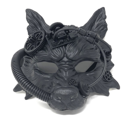 Wolf Mask Steampunk Style Scary Devil Wolf Animal Masquerade Halloween Christmas Costume Cosplay Party Mask