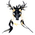 black Goat horn Demon masquerade mask 