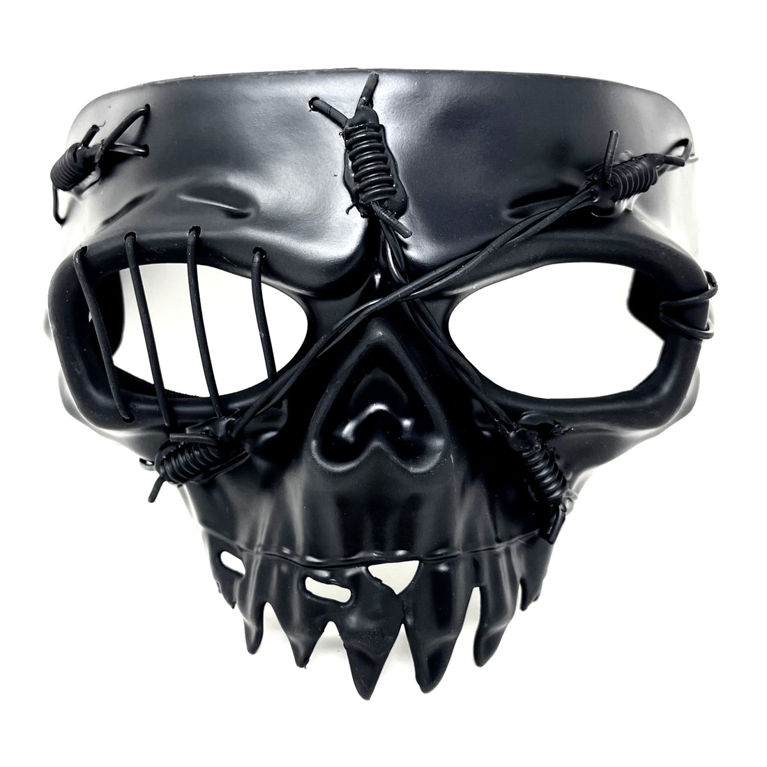 black skull masquerade mask for halloween